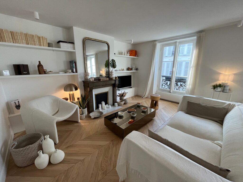 Exemple de décoration intérieur que nous pouvons conseillé à nos futurs clients, décoration épurée.