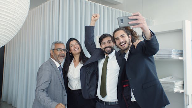 Equipe d'agence de communication vous présente des influenceurs
